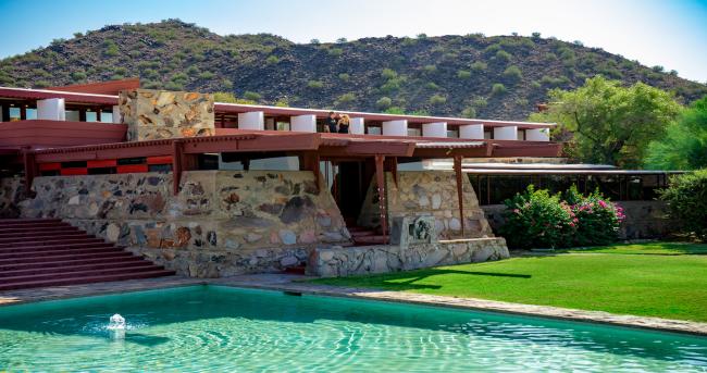 Daytime Exterior of Taliesin West in Phoenix, AZ